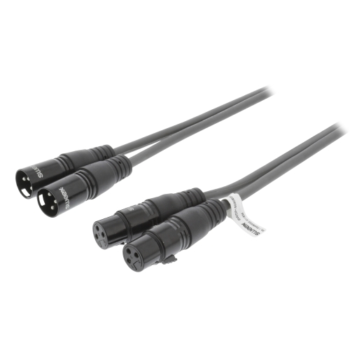 XLR 2x Вт - 2x GN Микрофонный кабель Sweex, 0,5 м