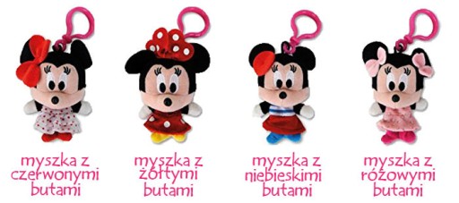 Disney brelok Myszka Minnie zawieszka ZA1429