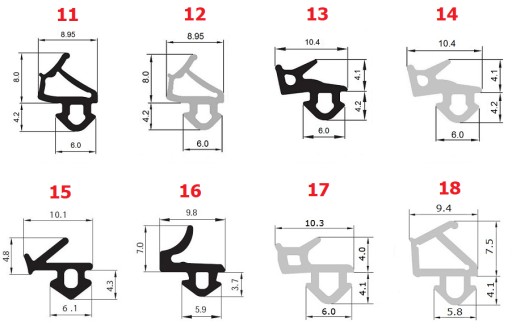 Уплотнитель оконный VEKA S-1126