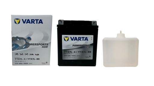 Аккумулятор Varta Agm YTX7L-BS/TX7L-BS 12В 6Ач 100А