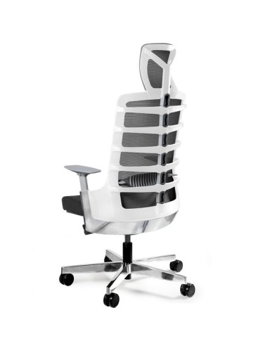 Эргономичный офисный стул Spinlly, ВЫСОКИЙ, белый
