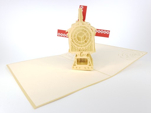 Сувенирное подарочное приглашение Great Mill 3D Card