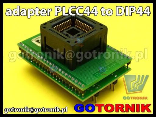 Переходник PLCC44 на DIP44 с разъемом YAMAICHI A-018