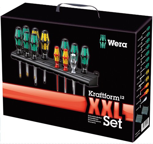 Набор отверток Wera Kraftform Xxl 2, разноцветный, 12 предметов