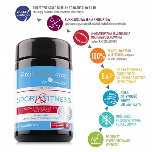 Aliness ProbioBalance SPORT FITNESS Пробиотик