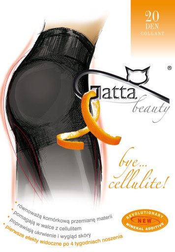 КОЛГОТКИ BYE CELLULITE 20 DEN GATTA, бежевые, 2-S