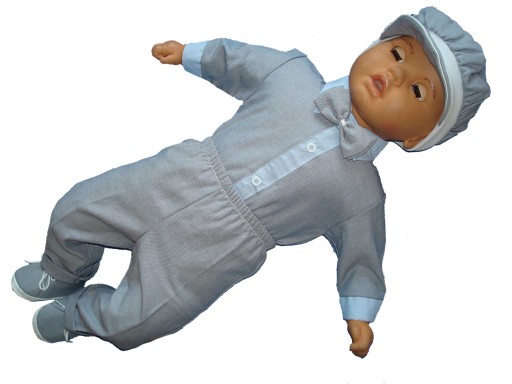 KOSZULA-BODY SPODNIE MUSZKA CZAPKA DO CHRZEST r.62