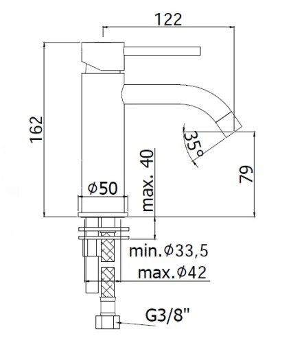 РАКОВИНА PAFFONI LIGHT FATTER LIG071 МАТОВЫЙ ЧЕРНЫЙ