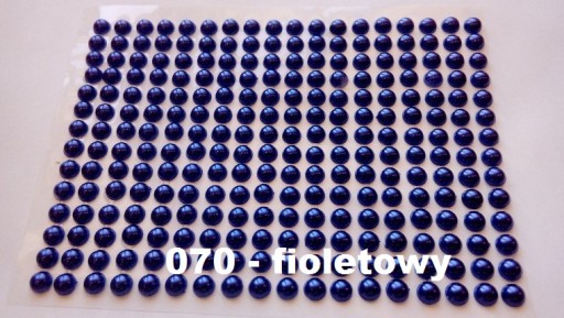 DZP6 Perły samoprzylepne 6mm/252szt, 12kolorów