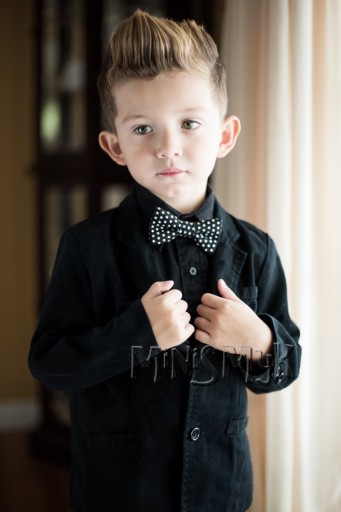 Графитовый Elegant Bow Tie, детский галстук-бабочка, 3-10 цветов, узоры