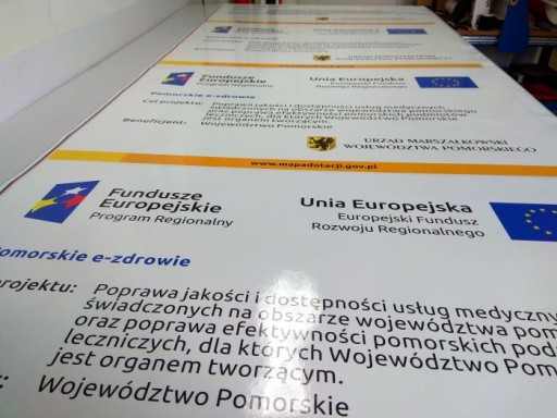 Tablica unijna PROW 2014-2020 120x80cm ARiMR ue eu