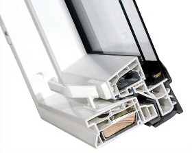 Okno okna dachowe PCV FAKRO PTP U3 94x118+KOŁNIERZ