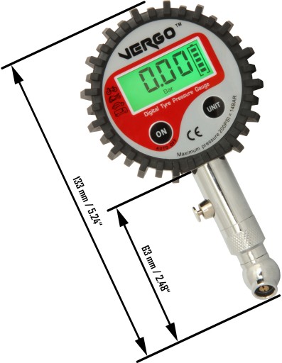 VERGO Манометр для измерения давления в шинах другие аукционы