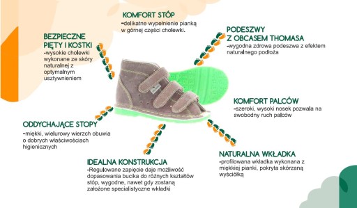 Danielki kapcie profilaktyczne S104 szary rozmiar 21