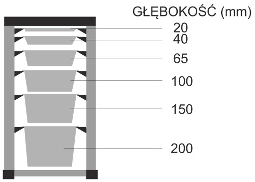 ГАСТРОНОМНЫЙ КОНТЕЙНЕР. GN1/3 150ММ МЕЛАМИН KB320-B