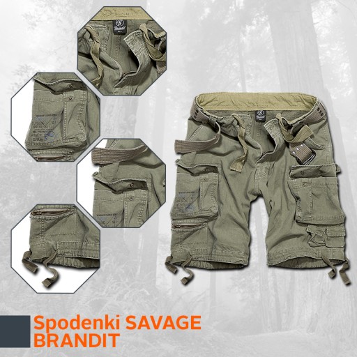 Короткие шорты Brandit M65 SAVAGE Vintage XXL