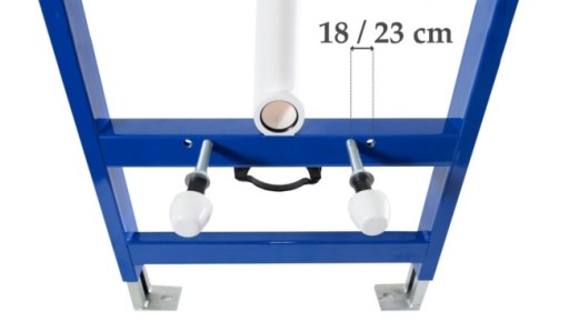 Zestaw 6w1 Slim 9cm Stelaż Podtynkowy WC H Chrom