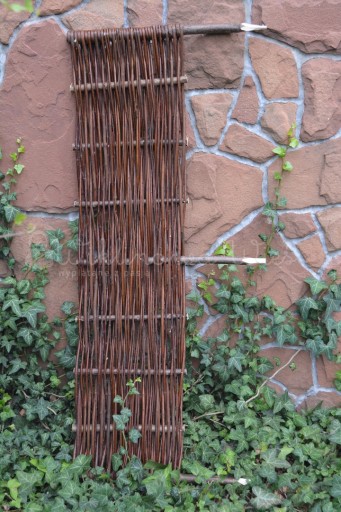 Забор WICKER PALISADE 50/120 с плетеной кромкой