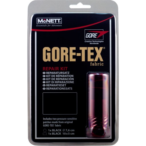 НАШИВКА / ЧЕРНЫЕ ЗАПЛАТЫ GORE-TEX ДЛЯ РЕМОНТА ОДЕЖДЫ КУРТКИ БРЮКИ McNETT