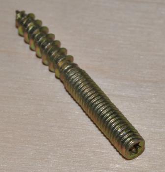 ВИНТОВЫЙ ЗАЖИМ С ДВОЙНОЙ РЕЗЬБОЙ M6X50 M 6 X 50 ДЛЯ TORX ЖЕЛТЫЙ ЦИНК 50 ШТ.
