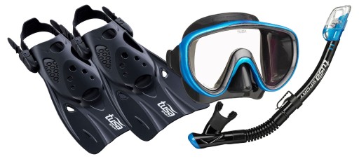 TUSA DIVING SET маска SERENE FB трубка DRY VALVE ласты UF0103 M 36-42