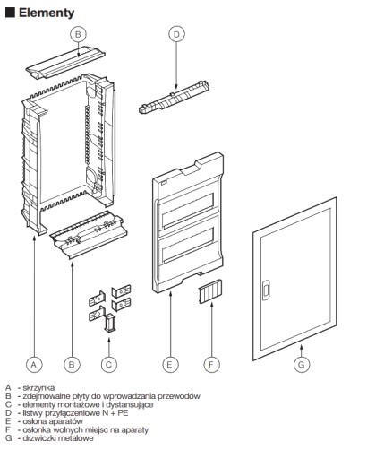 РАСПРЕДЕЛИТЕЛЬНЫЙ ЩИТ СКРЫТОГО МОНТАЖА RWN 4x12 LEGRAND 602434