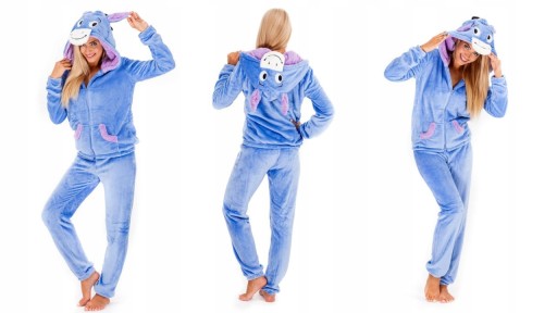 СПОРТИВНЫЙ КОСТЮМ С КАПЮШОНОМ СИНИЙ Donkey Eeyore S/M