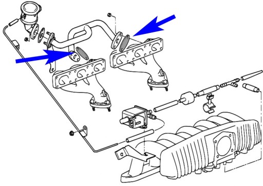 Пробка насоса вторичного воздуха BMW E36 E46 M43