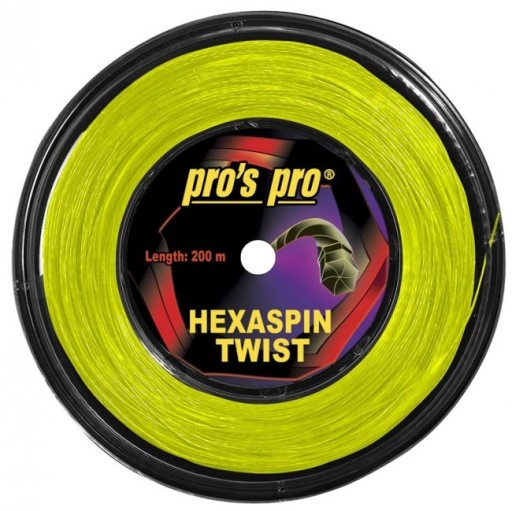 PRO'S PRO HEXASPIN TWIST 200 м, 1,25 мм лимон