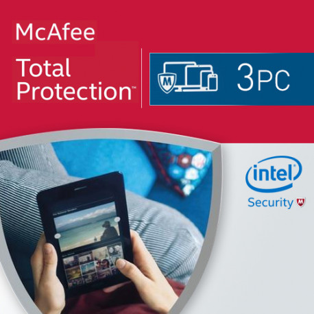 УСТРОЙСТВА McAfee Total Protection PL 3, 1 ГОД