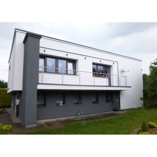 Balustrada nierdzewna balkonowa schodowa barierka 5 x Ø12 mm długość 15 m