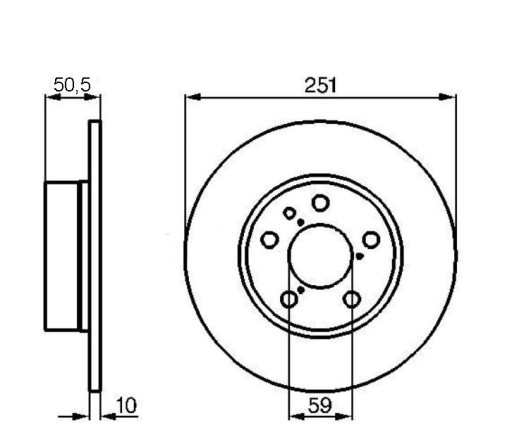 MIKODA 0338 GT DISCS и задние колодки ALFA ROMEO 147