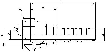 Гидравлический шланг DN16 5/8 AK1000 250бар