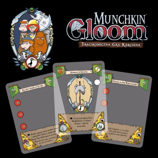 НАСТОЛЬНАЯ КАРТОЧНАЯ ИГРА MUNCHKIN GLOOM PARTY