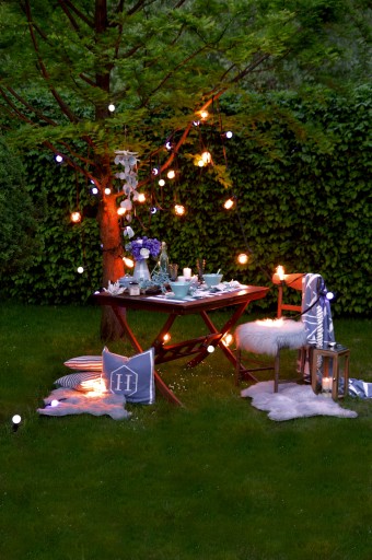 Сад GIRLAND 20м с лампочками G80 VintageLED