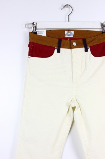 WRANGLER x PETER MAX JEANSY PROSTE SZTRUKS W29 L30