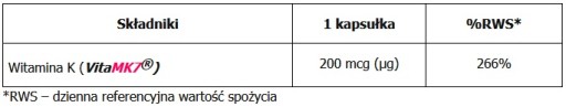 Витамин К2 МК-7 МОНО ФОРТЕ 200 мкг от Natto Aliness