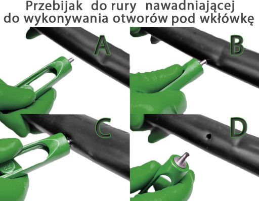 KROPLOSPŁYW Pojedynczy 100szt NAWADNIANIE ZESTAW