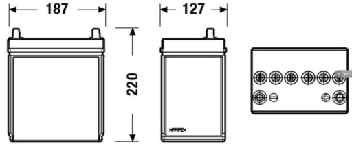 Аккумулятор 12В 40Ач 330А S4018 BOSCH S4