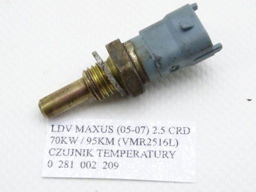 ДАТЧИК ТЕМПЕРАТУРЫ LDV MAXUS 2.5 CRD 0281002209