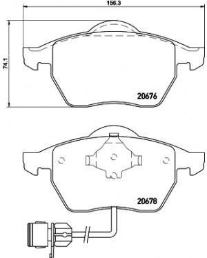 ПЕРЕДНИЕ КОЛОДКИ AUDI 100 A6 C4 1990-97 + СМАЗКА ДАТЧИКОВ