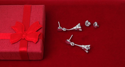 Оригинальные серьги Tower Eiffel Paris Silver 925
