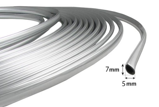 ПОЛОСКА ДЕКОРАТИВНАЯ КРОМКА KEDRA С ХРОМИРОВАННЫМ КЛЕЕМ 15 М ХРОМИРОВАННАЯ
