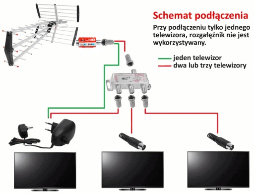 Антенный усилитель DVB-T 12В 20дБ линейный W-20