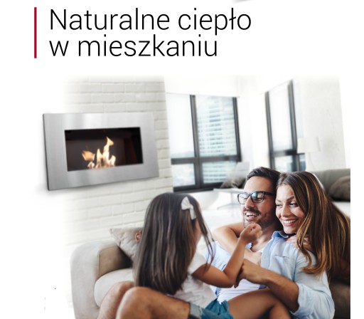 Biokominek stojący NOVEMBER biały portal