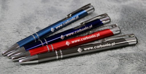 Рекламные ручки COSMO + ГРАВИРОВКА вашего ЛОГОТИПА x25 шт.