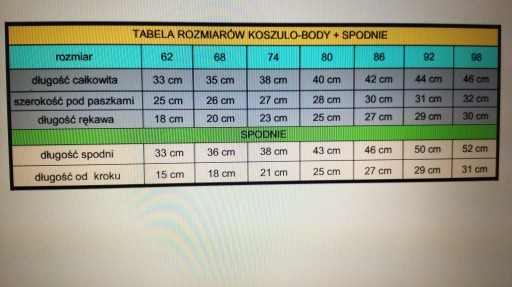 KOSZULOBODY DLA ELEGANTA KOSZULA BODY r.80 KOLORY