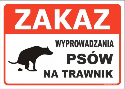 ЗНАК ЗАПРЕЩЕНО ОСТАВЛЯТЬ СОБАК НА ГАЗОНЕ