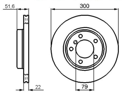 MIKODA 0431 GT ДИСКОВ BMW 3 E46 Z4 E85 перед 300мм