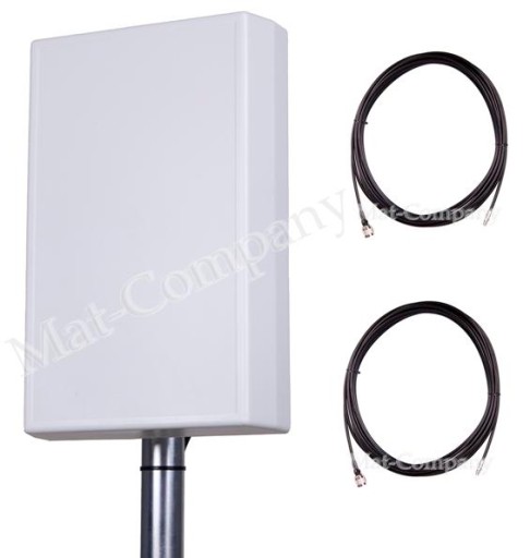 MEGA ANTENA DUAL LTE B535 B593 B315 MF283+ 2x15dB